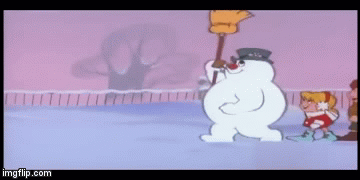frosty | image tagged in gifs,christmas | made w/ Imgflip video-to-gif maker