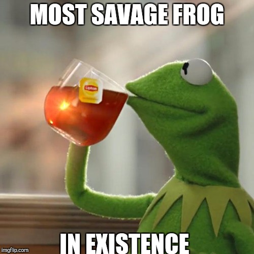But That's None Of My Business Meme | MOST SAVAGE FROG; IN EXISTENCE | image tagged in memes,but thats none of my business,kermit the frog | made w/ Imgflip meme maker