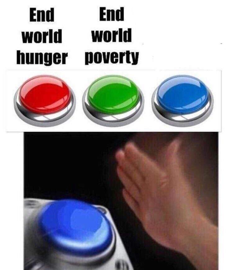 Blue button meme Blank Meme Template