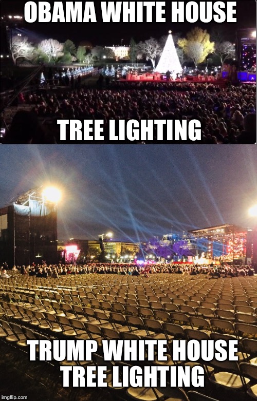 White House Christmas tree lighting - Imgflip