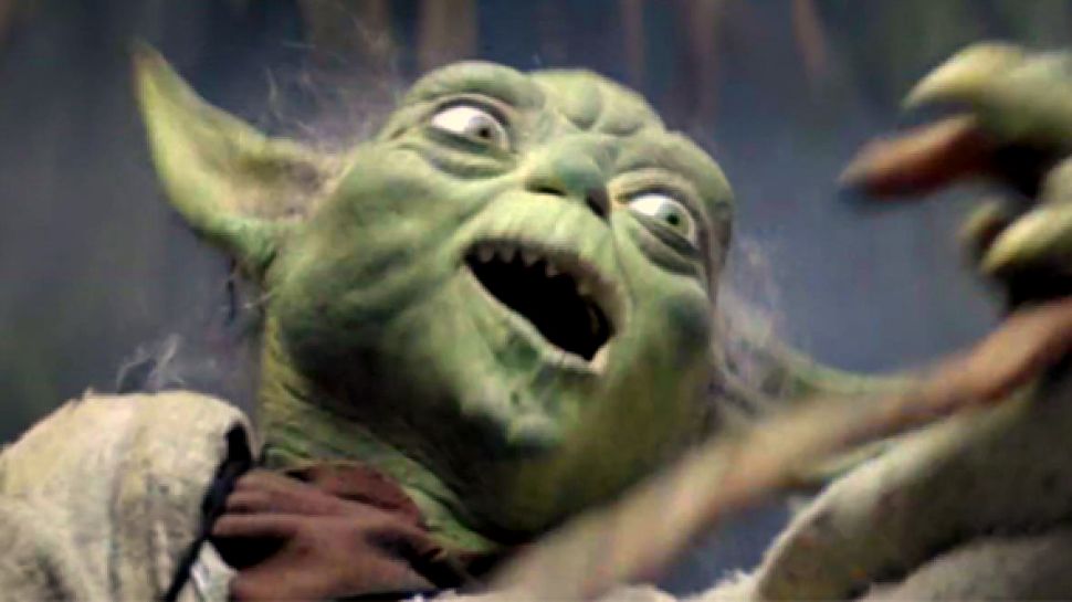 Yoda fall Blank Meme Template