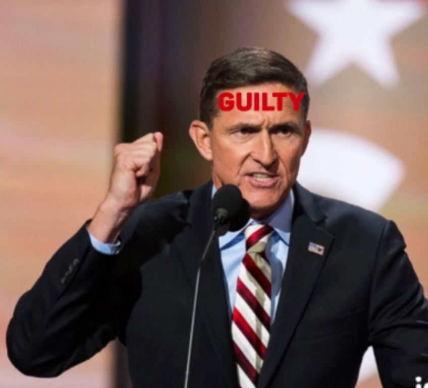 High Quality Guilty Mike Flynn  Blank Meme Template