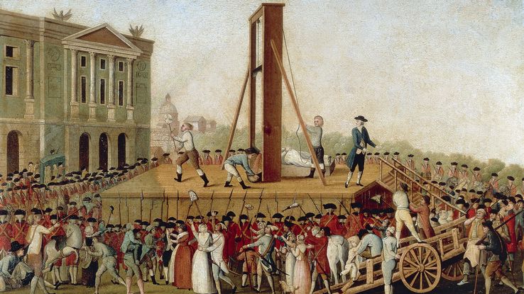 High Quality Guillotine Execution 1789 Blank Meme Template