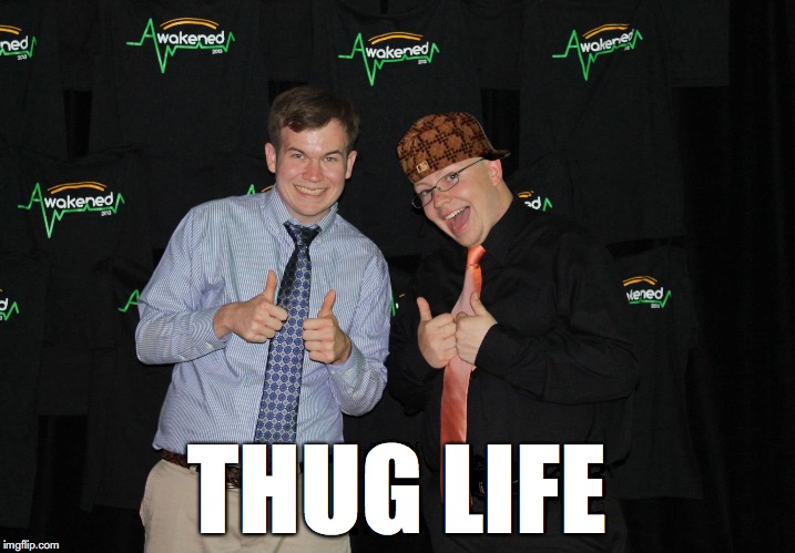 THUG LIFE | image tagged in mike | made w/ Imgflip meme maker