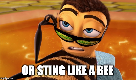 OR STING LIKE A BEE | made w/ Imgflip meme maker