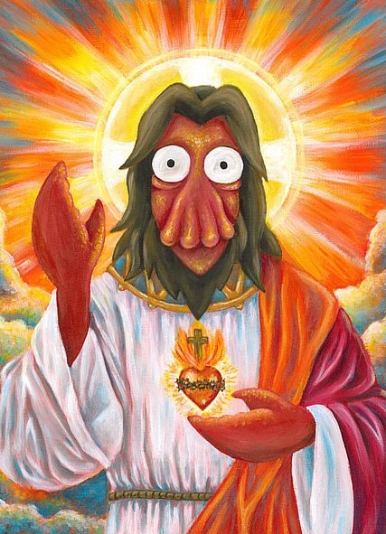 Zoidberg Jesus Blank Meme Template