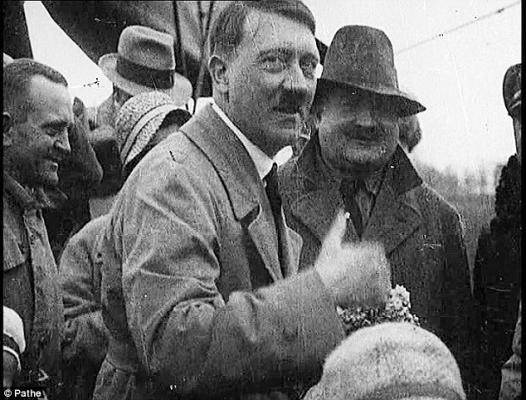 High Quality hitler thumbs up Blank Meme Template