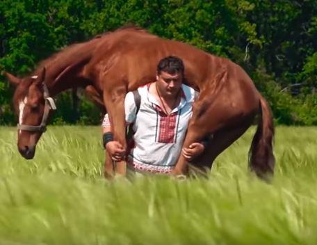 In Ukraine horse ride you  Blank Meme Template