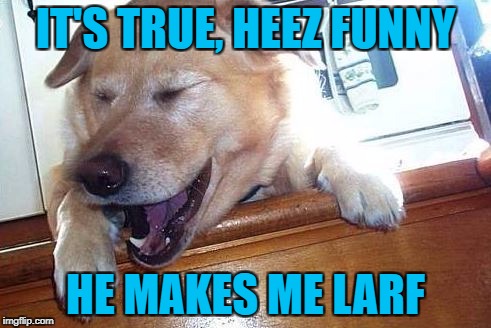 IT'S TRUE, HEEZ FUNNY HE MAKES ME LARF | made w/ Imgflip meme maker