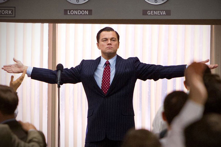 High Quality Leonardo DiCaprio Office Wall Street Blank Meme Template