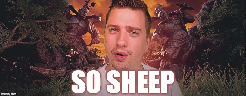 SO SHEEP | image tagged in themainmanswe | made w/ Imgflip meme maker