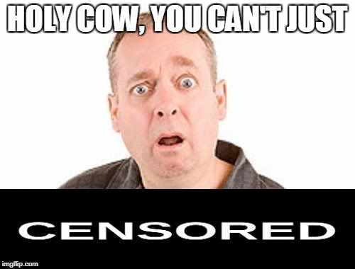 HOLY COW, YOU CAN'T JUST | made w/ Imgflip meme maker