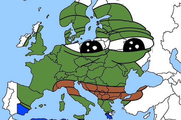 High Quality europe pepe Blank Meme Template
