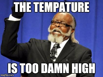 Too Damn High | THE TEMPATURE; IS TOO DAMN HIGH | image tagged in memes,too damn high | made w/ Imgflip meme maker