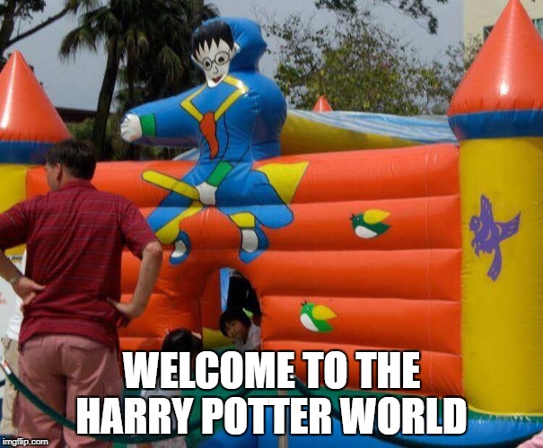 WELCOME TO THE HARRY POTTER WORLD | image tagged in memes,harry potter,world news | made w/ Imgflip meme maker