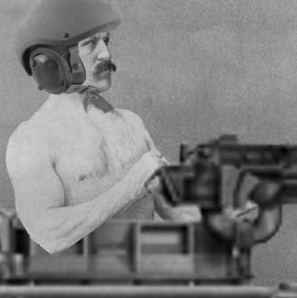 High Quality Overly Manly Tanker Blank Meme Template