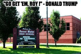 Go get 'em Roy | "GO GET 'EM, ROY !" - DONALD TRUMP | image tagged in roy moore,donald trump | made w/ Imgflip meme maker