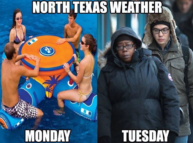 Texas Weather Blank Meme Template