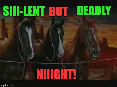 SIII-LENT DEADLY BUT NIIIGHT! | made w/ Imgflip meme maker