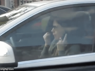 TRAFFIC SNACK | image tagged in gifs,traffic,snack,nose pick,booger,gross woman | made w/ Imgflip video-to-gif maker