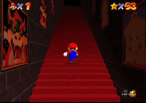 High Quality Mario Stairs Blank Meme Template