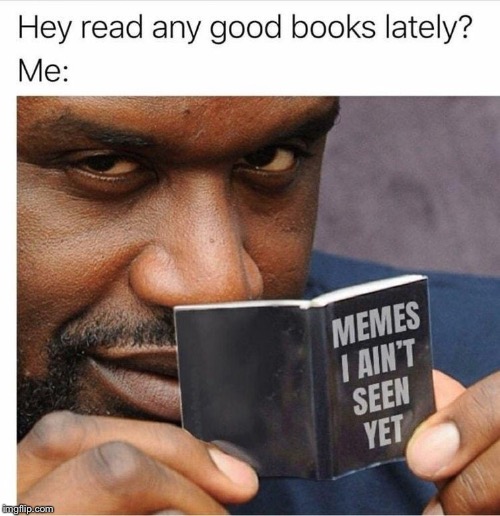Read any good books lately? | image tagged in memes,books | made w/ Imgflip meme maker