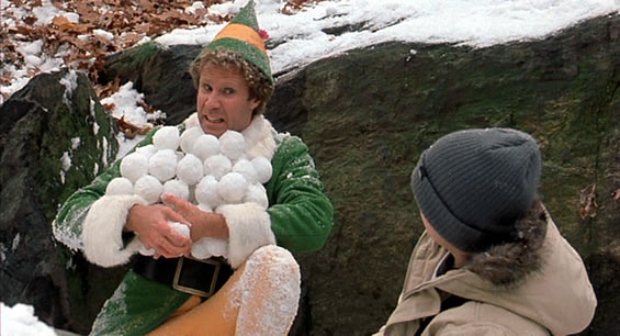 elf snowball Blank Meme Template