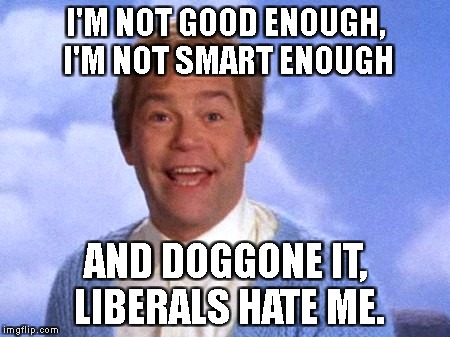 Stewart couldn't save himself.! | I'M NOT GOOD ENOUGH, I'M NOT SMART ENOUGH; AND DOGGONE IT, LIBERALS HATE ME. | image tagged in al frankin,liberals,snl | made w/ Imgflip meme maker