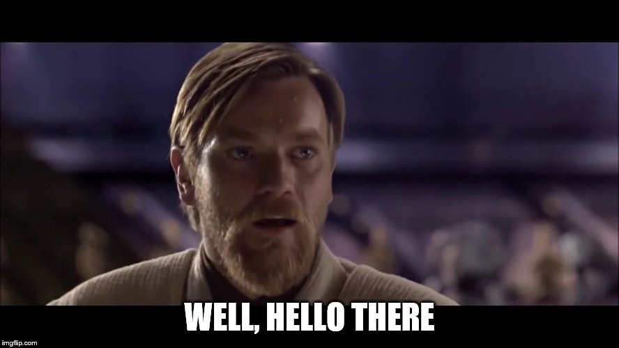 WELL, HELLO THERE | made w/ Imgflip meme maker