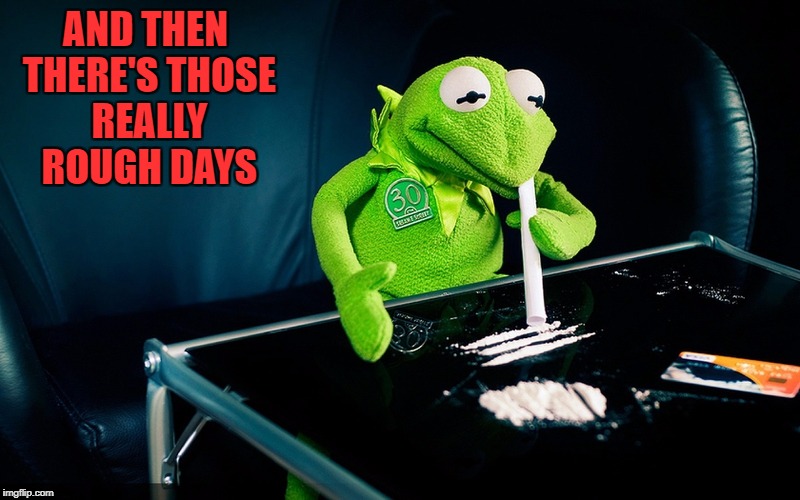AND THEN THERE'S THOSE REALLY ROUGH DAYS | made w/ Imgflip meme maker