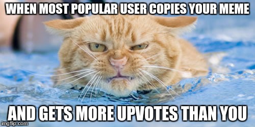 Ugh | WHEN MOST POPULAR USER COPIES YOUR MEME; AND GETS MORE UPVOTES THAN YOU | image tagged in ugh | made w/ Imgflip meme maker