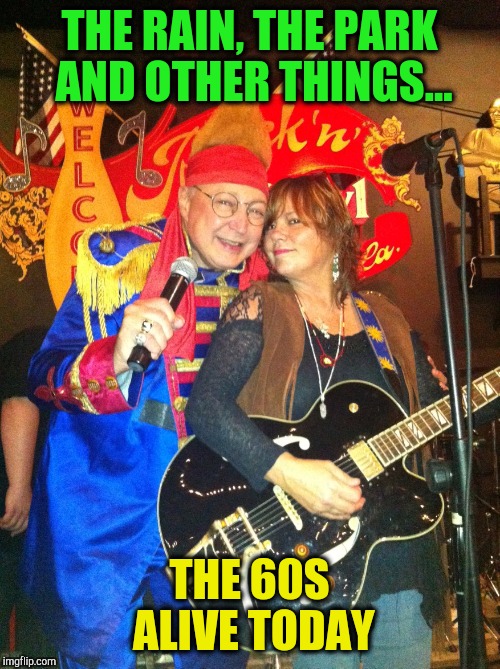 Vince Vance & Susan Cowsill Jammin' at the Rock 'n Bowl  | THE RAIN, THE PARK AND OTHER THINGS... THE 60S ALIVE TODAY | image tagged in susan cowsill,vince vance,the rock 'n bowl,60s rock 'n roll,the cowsills,vince vance louisiana legends | made w/ Imgflip meme maker