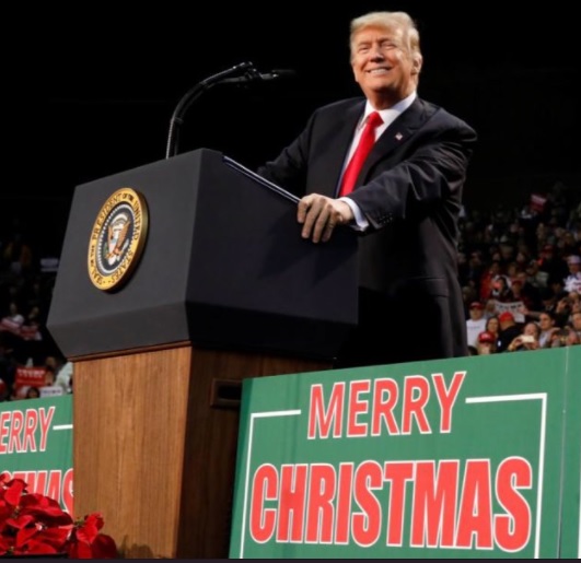 High Quality Trump Christmas Blank Meme Template