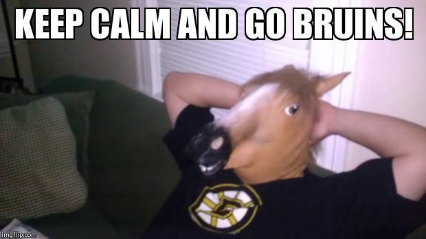 KEEP CALM AND GO BRUINS! | made w/ Imgflip meme maker