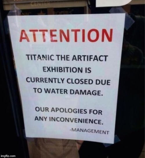 Karma | image tagged in funny picture,titanic,karma | made w/ Imgflip meme maker