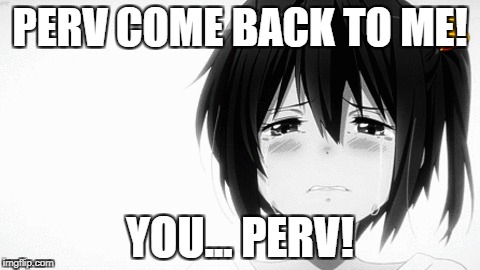 PERV COME BACK TO ME! YOU... PERV! | made w/ Imgflip meme maker