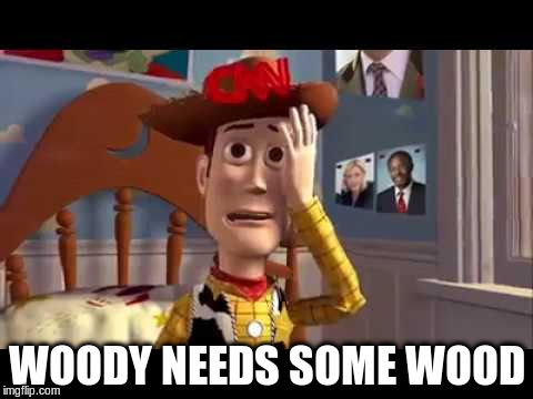 WOODY NEEDS SOME WOOD | made w/ Imgflip meme maker