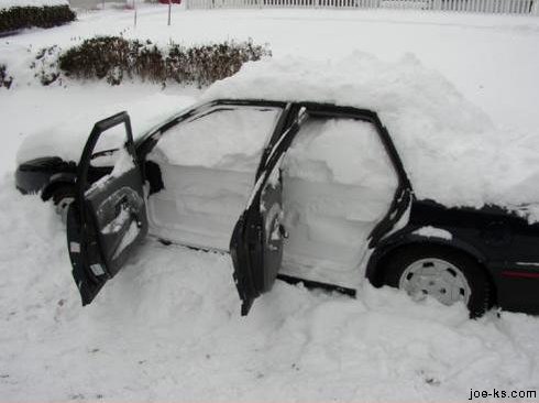 Snow car Blank Meme Template