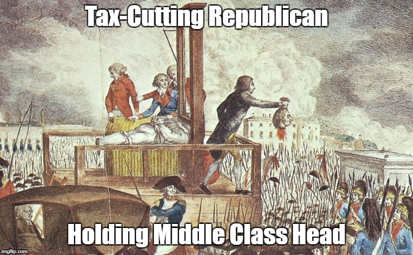 Tax-Cutting Republican Holding Middle Class Head | made w/ Imgflip meme maker