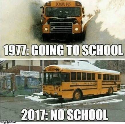 image tagged in memes,school,snow,winter,high school | made w/ Imgflip meme maker