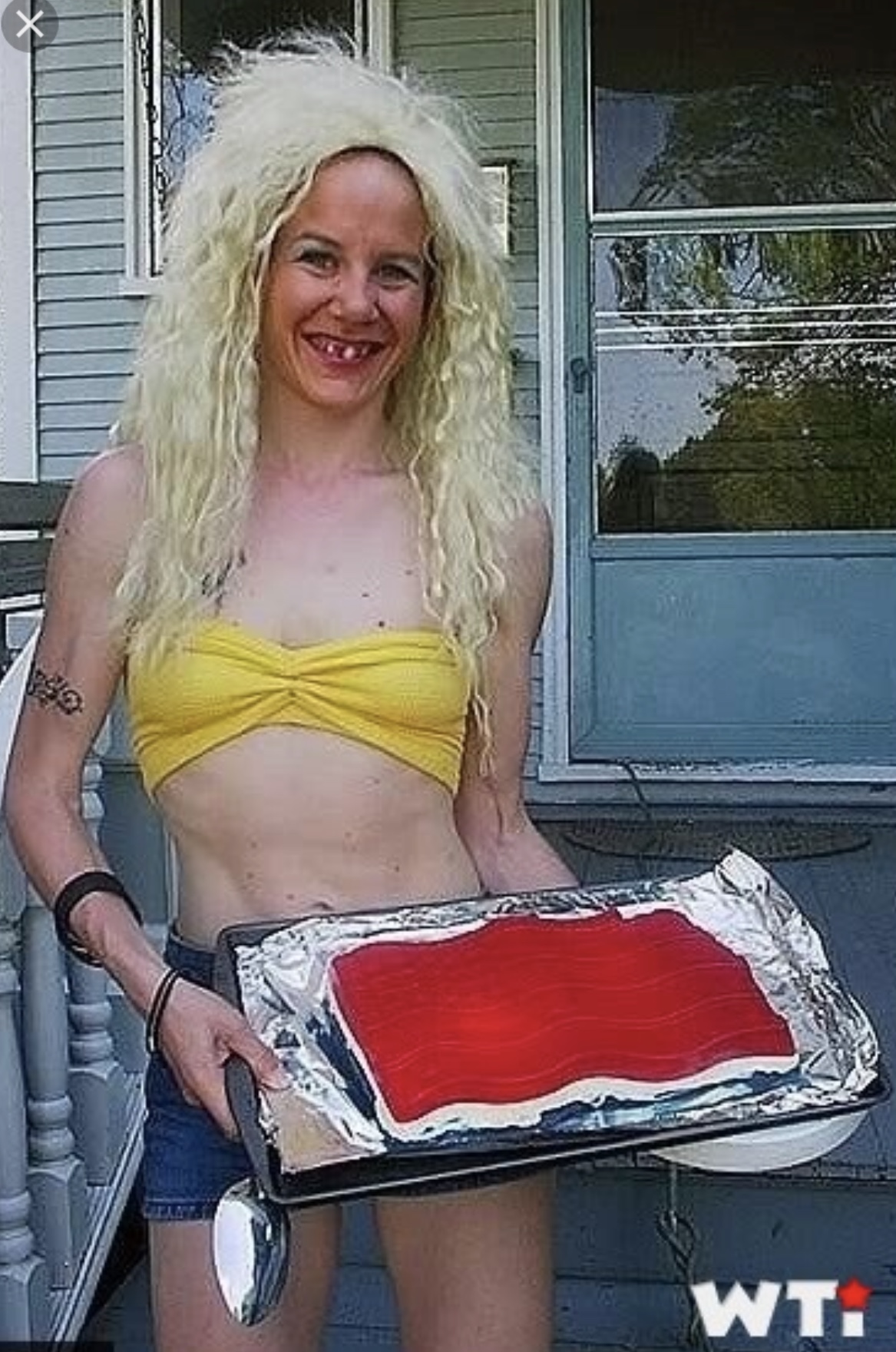 White trash woman