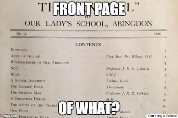 obscure papers | FRONT PAGE; OF WHAT? | image tagged in obscure papers | made w/ Imgflip meme maker