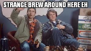 STRANGE BREW AROUND HERE EH | made w/ Imgflip meme maker