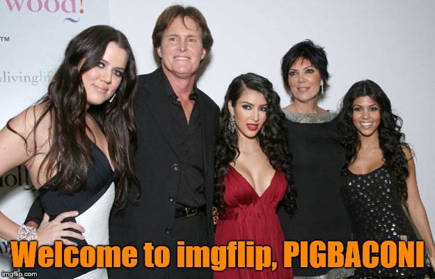 Jenner Christmas | Welcome to imgflip, PIGBACONI | image tagged in jenner christmas | made w/ Imgflip meme maker