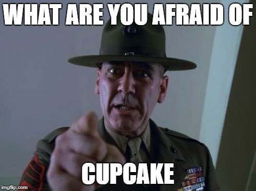 WHAT ARE YOU AFRAID OF CUPCAKE | made w/ Imgflip meme maker