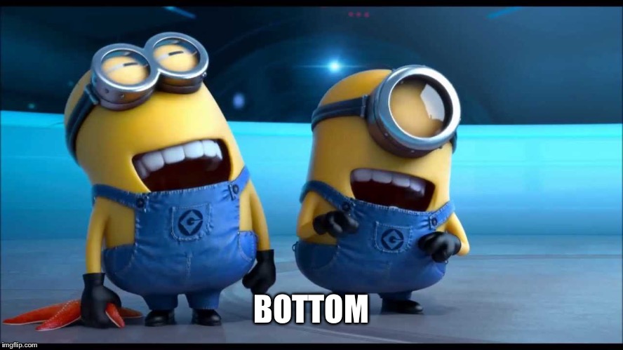 Hilarious. | BOTTOM | image tagged in memes,despicable me | made w/ Imgflip meme maker