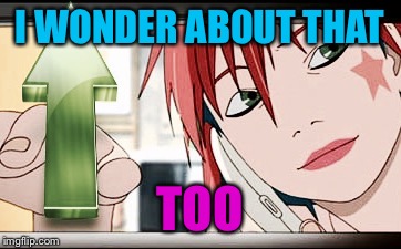I WONDER ABOUT THAT TOO | made w/ Imgflip meme maker