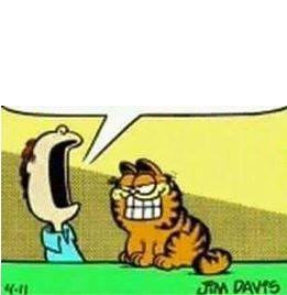 John Yelling at Garfield Blank Meme Template