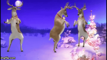 santadeer | image tagged in gifs,christmas | made w/ Imgflip video-to-gif maker