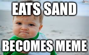 Evil toddler tax | EATS SAND; BECOMES MEME | image tagged in evil toddler tax | made w/ Imgflip meme maker